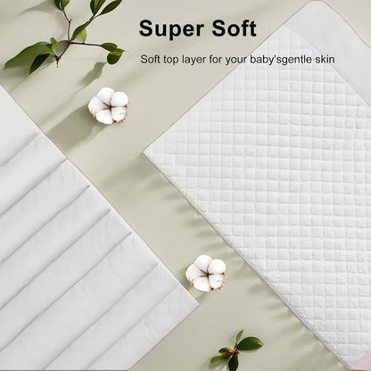 Disposable Changing Pad Liners 50 Pack, 18x24 Inch Waterproof Underpads