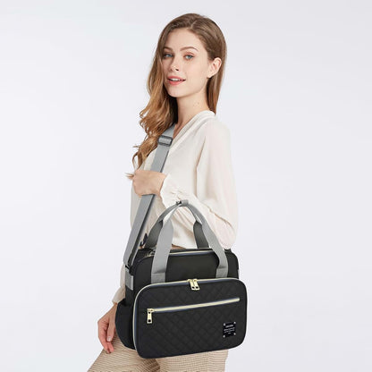MEYTEILAY Diaper Bag Tote Baby Changing Bag Large Baby Bags for Mom Multifunction Travel Nappy Bag（Balck） (photo 2)