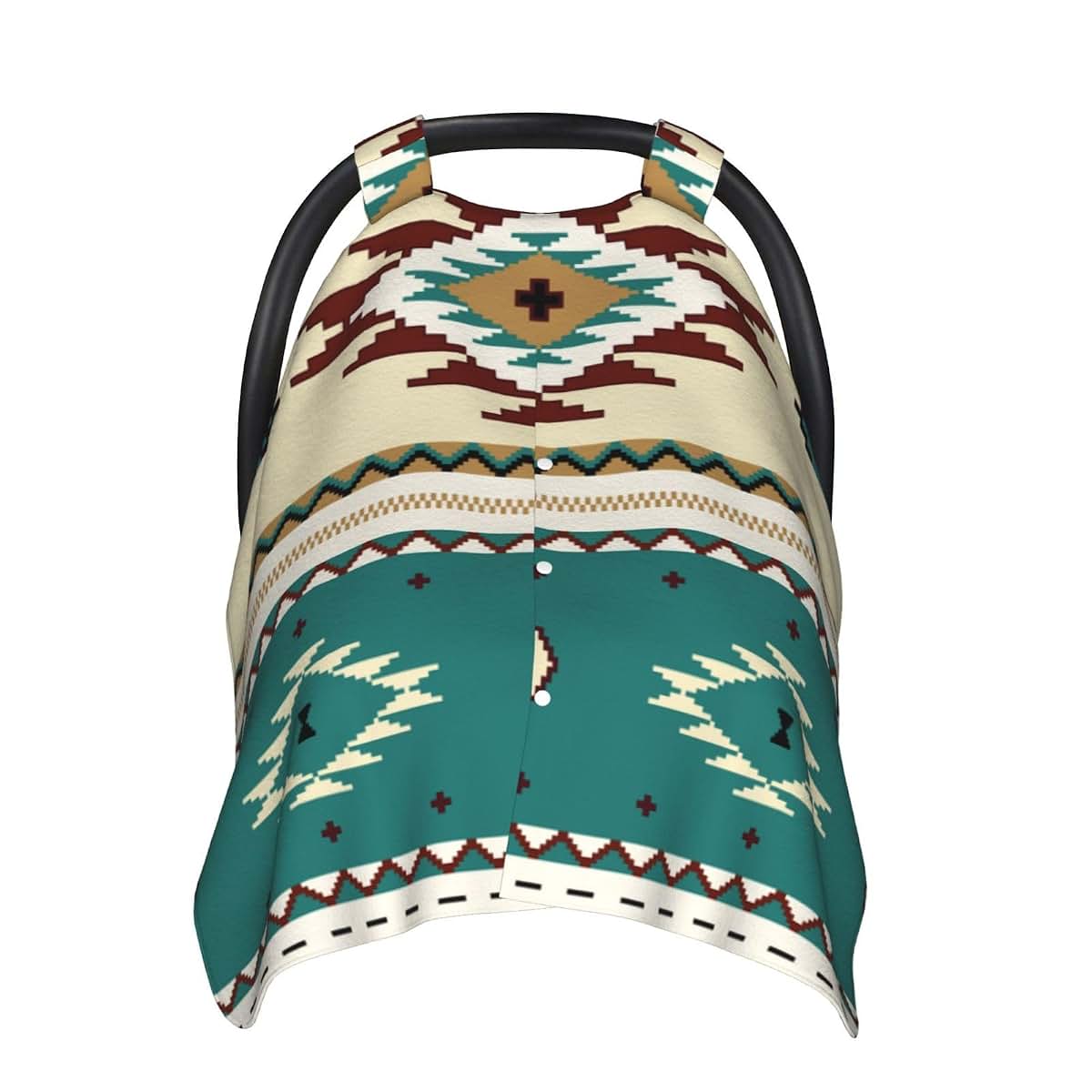 UVWXYZABC Western Tribal Baby Car Seat Canopy Cover