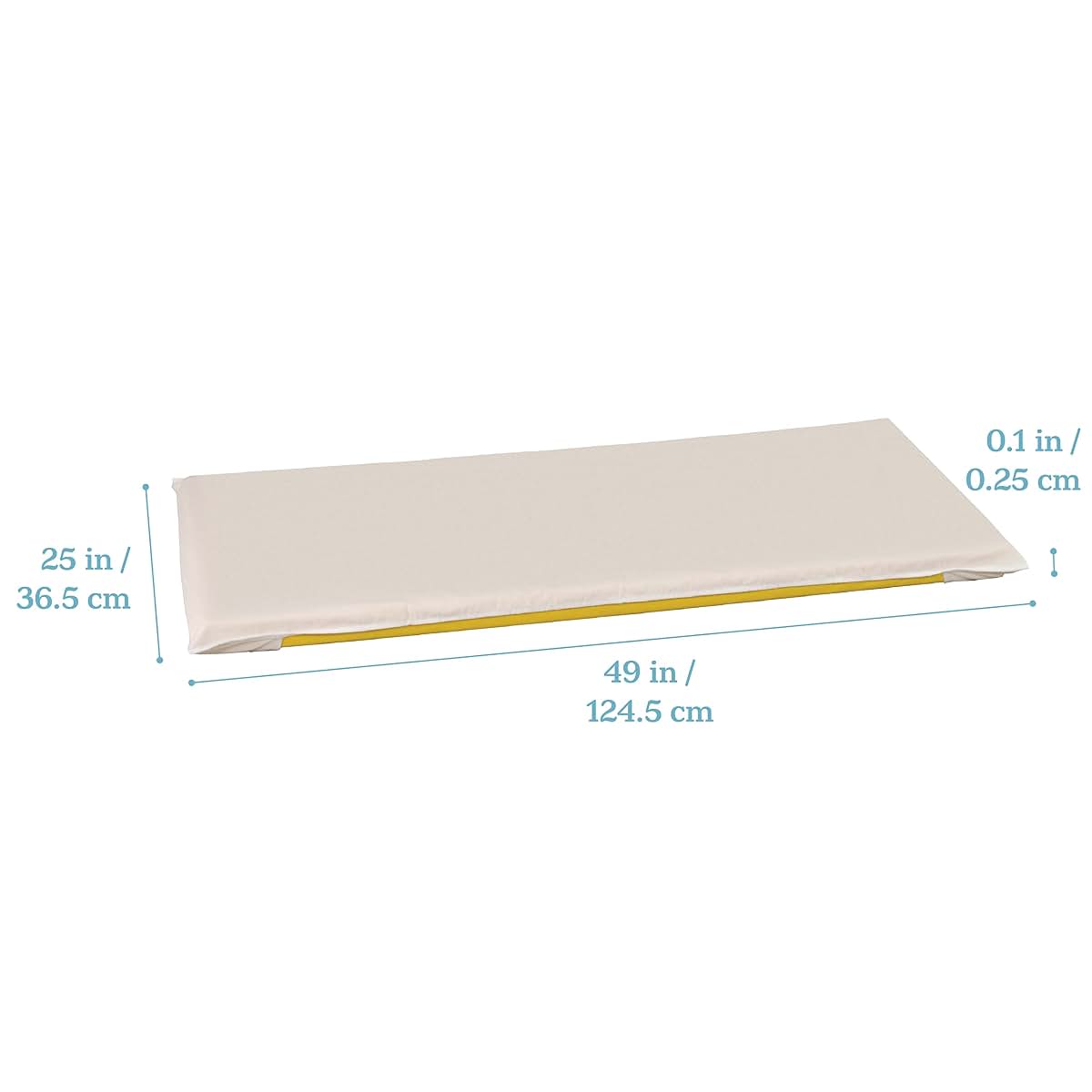 ECR4Kids Fitted Rest Mat Sheet, Machine-Washable, 10-Pack, White