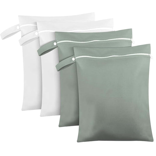 Wtwu Large Capacity Adult Diaper Organizer Bag, 4-Pack