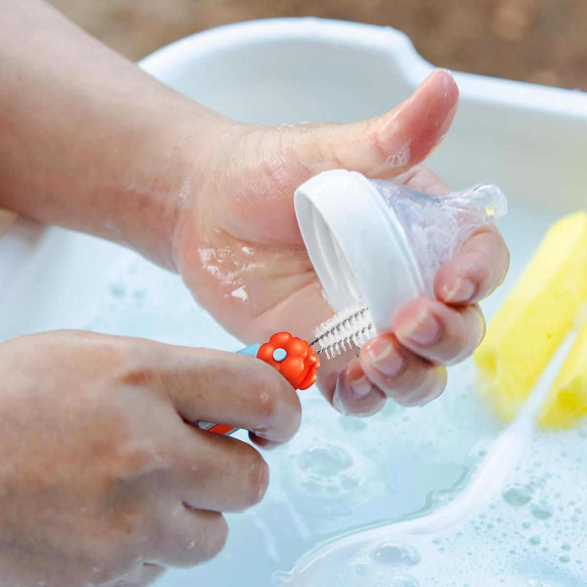 Pretyzoom Bottle Cleaning Brush Set for Bottles and Cups