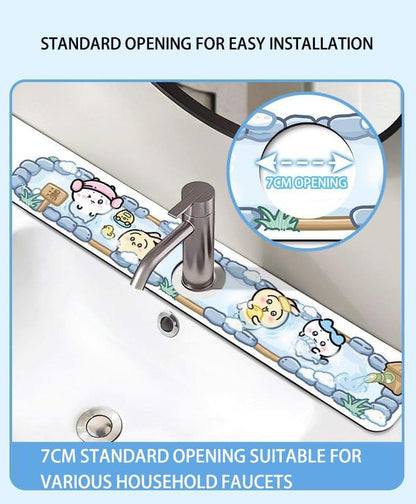 Diatomite Absorbent Sink Mat Splash Guard for Countertops