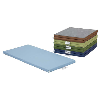 ECR4Kids SoftZone Folding Rainbow Rest Mats, 5-Piece Set