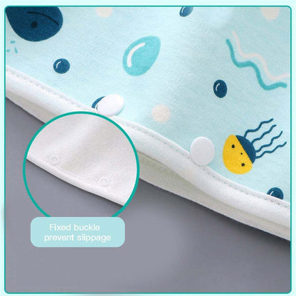 JHION 2 Pack Baby Boys Girls Diaper Skirt,Waterproof Toddler Potty Training Skirt Cotton Toilet Training Nappy Skirt