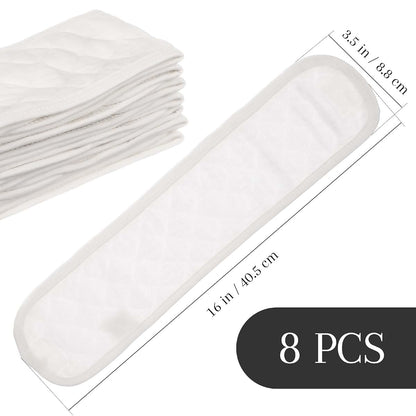 Healeved 8 Pcs Baby Belly Button Band Cotton Umbilical Cord Belt for Newborn 0-12 Months