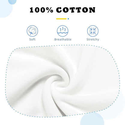 BabyOneStop Custom Baby Swaddle Blanket and Hat Set with Personalized Name