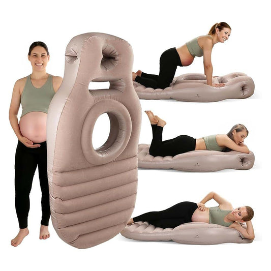 TODO PARA EL ASADOR.COM Inflatable Pregnancy Pillow with Belly and Head Hole