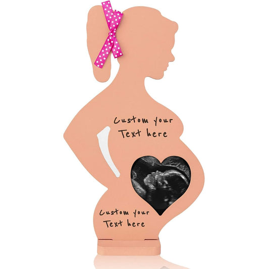 kullder Custom Ultrasound Picture Frames Gift for Expectant Mothers Personalized Pregnant Women Pregnancy Gifts New Mom