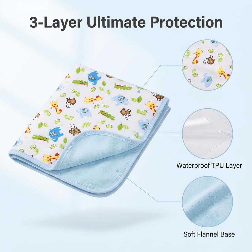 BBPIG Portable Changing Pad Waterproof Diaper Change Mat Large Size (photo 3)