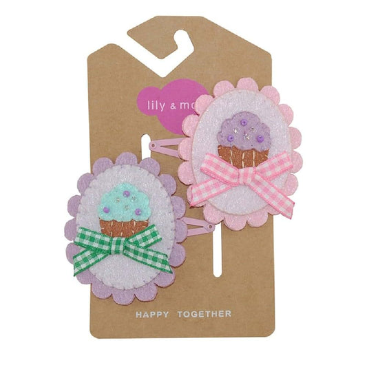 Lily & Momo Lily and Momo Hair Clip, Sweet Cakes