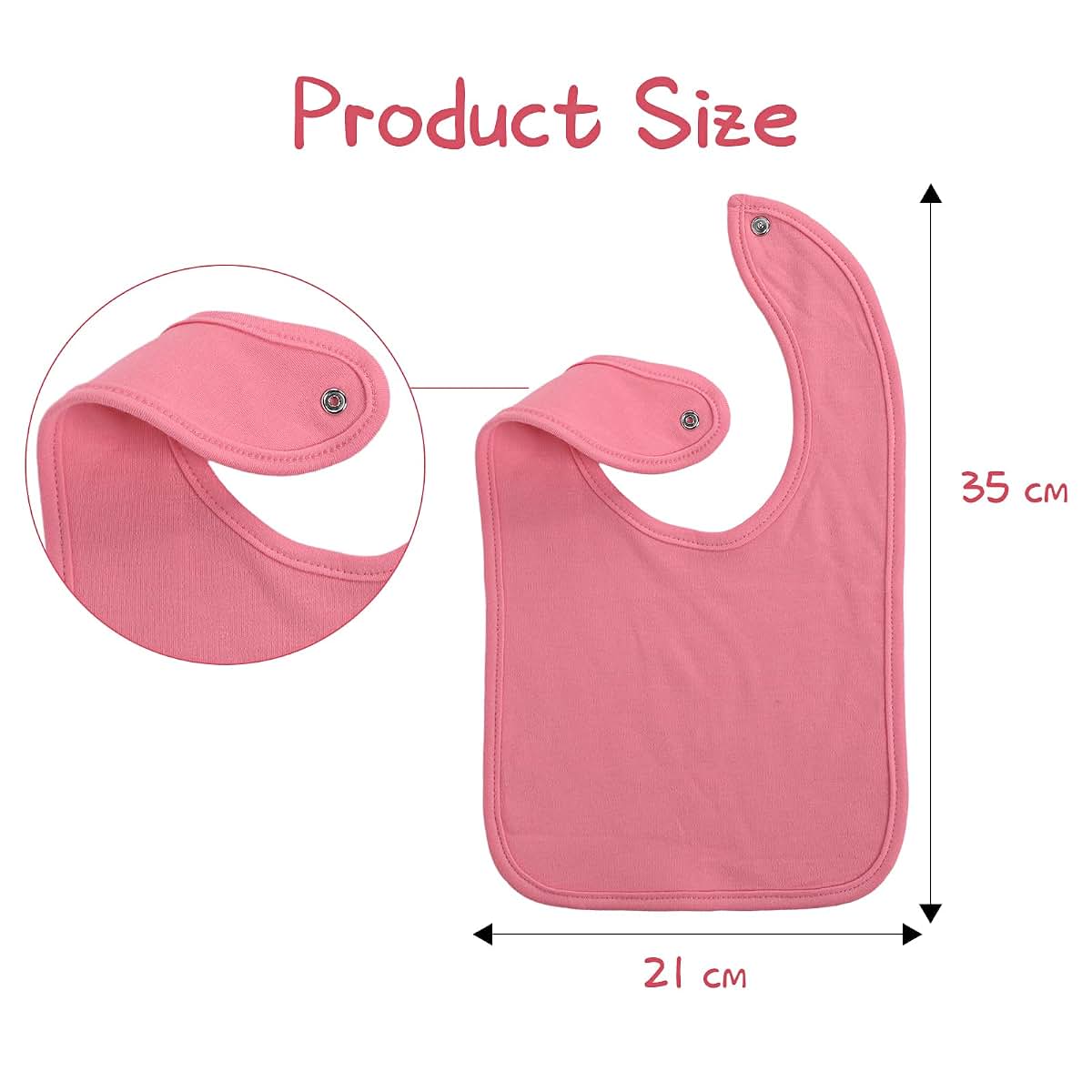 Unisex Knit Cotton Baby Bib and Bodysuit Set