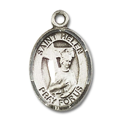 Bonyak Jewelry Saint Medal Collection Sterling Silver St. Helen Pendant with Chain