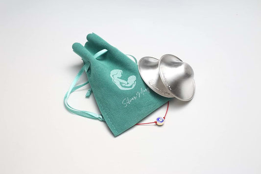 Silver Mary The Original Silver Nursing Cups 925 Silver - Silver Nursing Cover Nipple Shields for Nursing Newborn