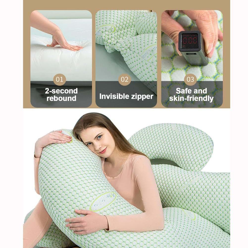 UNYQBFKM G Shaped Pregnancy Pillow (photo 2)