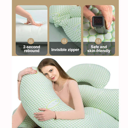 UNYQBFKM G Shaped Pregnancy Pillow (photo 2)