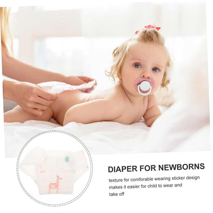 HANABASS 2 Pcs Cotton Gauze Reusable Baby Girl Diaper Pants S Size Washable (photo 4)