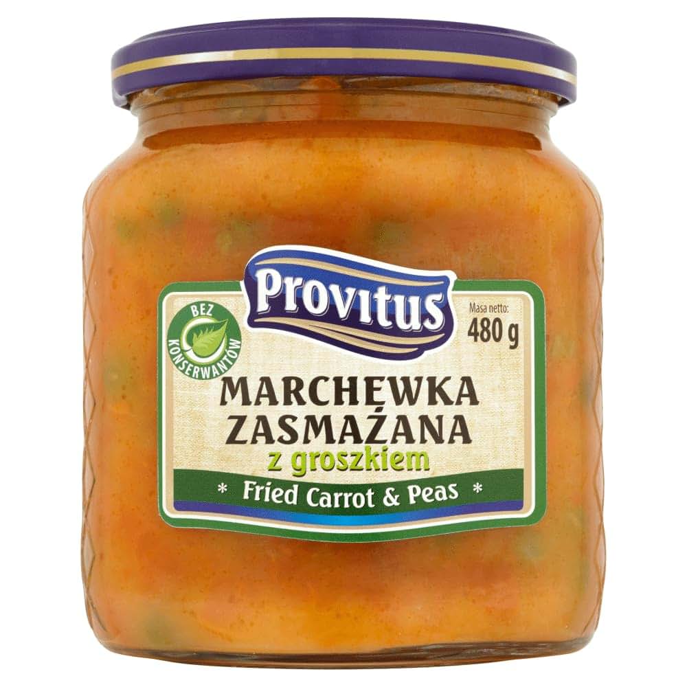 Provitus Fried Carrots With Green Peas, 2-Pack