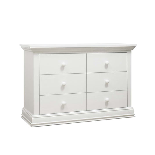 Sorelle Furniture Modesto Baby Double Dresser – Nursery Storage with Drawers, Kids Bedroom and Child’s Room, Furniture