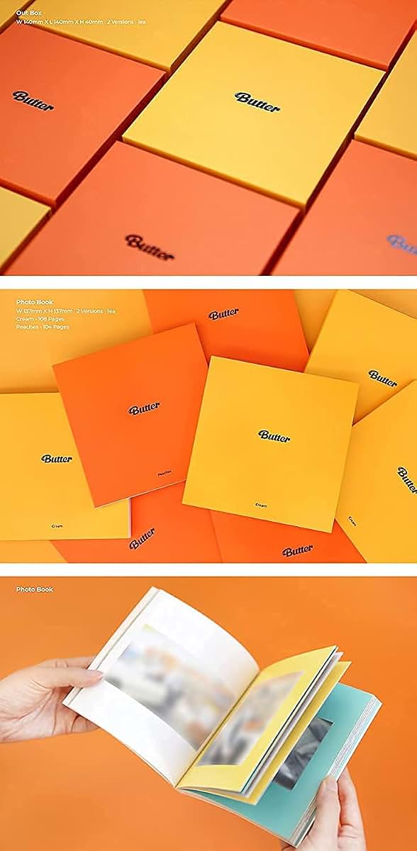 TWhours BTS Butter Peaches Cover CD Album Set