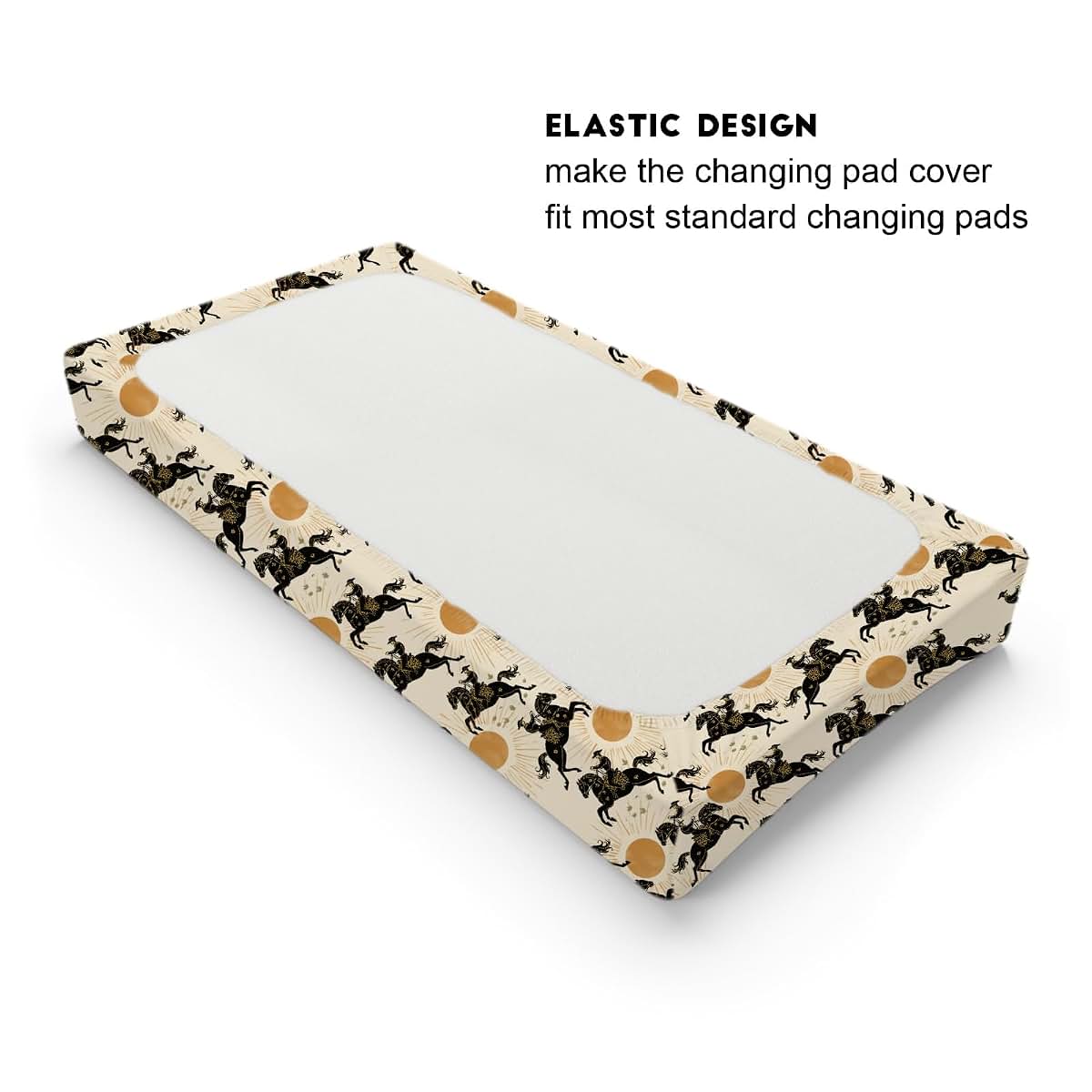 Kastlee Western Cowboy Changing Pad Cover