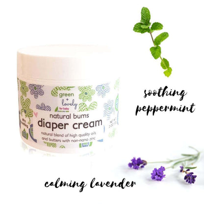 Green + Lovely Natural Bums Diaper Rash Cream With Organic Shea And Coconut (photo 4)