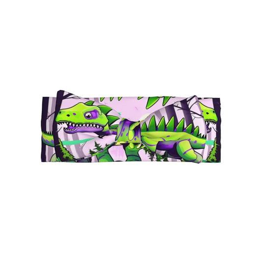 WZYCWB Green dinosaur Bow Hair Accessories, Kids Hair Accessories for Newborn, Baby, Toddler, Elastic Bow Headband 0-6