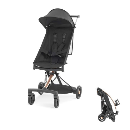 Evolur Roamer Ultra Lightweight Stroller, Compact One-Hand Self-Standing Fold Travel Stroller with 5-Point Safety