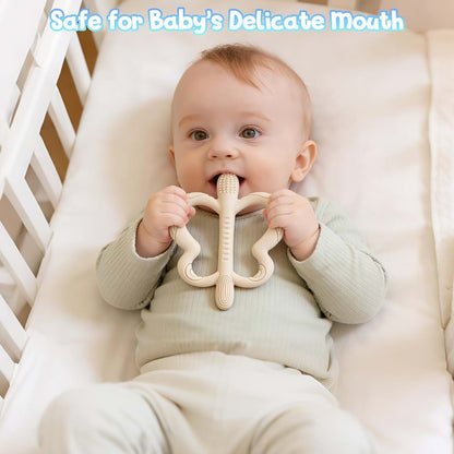 Spearlcable Butterfly Silicone Teether Toys 2 Pack