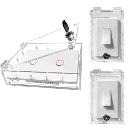 Young Dance Smart Home Switch Cover 2 Pack, Rocker Light Switch Guard