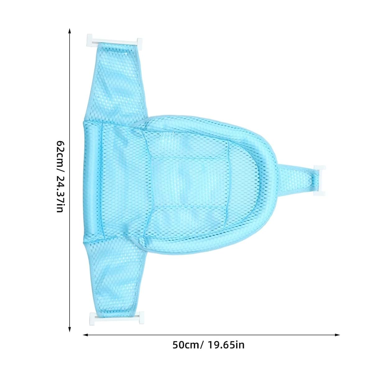 BabyOneStop Baby Bath Net Seat Support with Adjustable Length PP Mesh for Infants