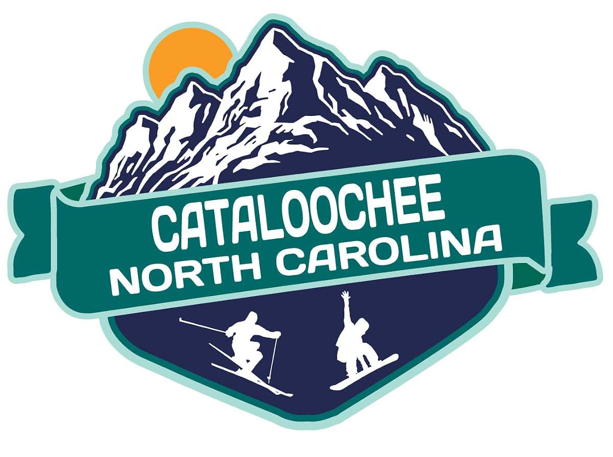 Cataloochee Souvenir Vinyl Decal Sticker - North Carolina Mountain Design