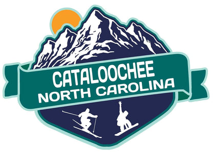 Cataloochee Souvenir Vinyl Decal Sticker - North Carolina Mountain Design