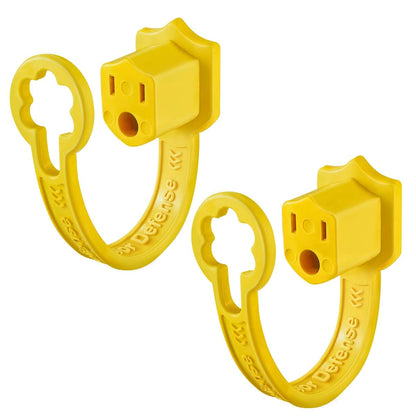 Mellbree Outdoor Plug Cover for Extension Cord, 2 Pack, Yellow