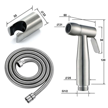 Jwvxvfykv Hand Held Toilet Sprayer With Adjustable Pressure (photo 4)