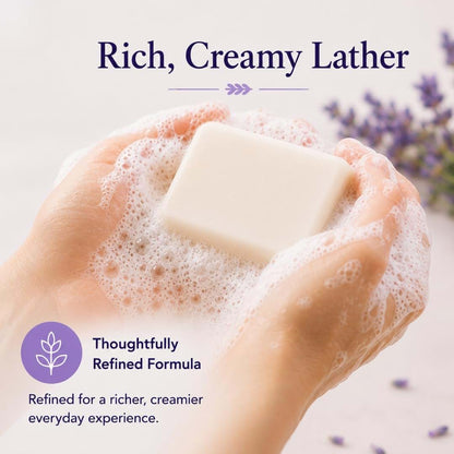 TINOQ Baby Soap Bar for Sensitive Skin with Lavender Scent | 5-Bar Pack