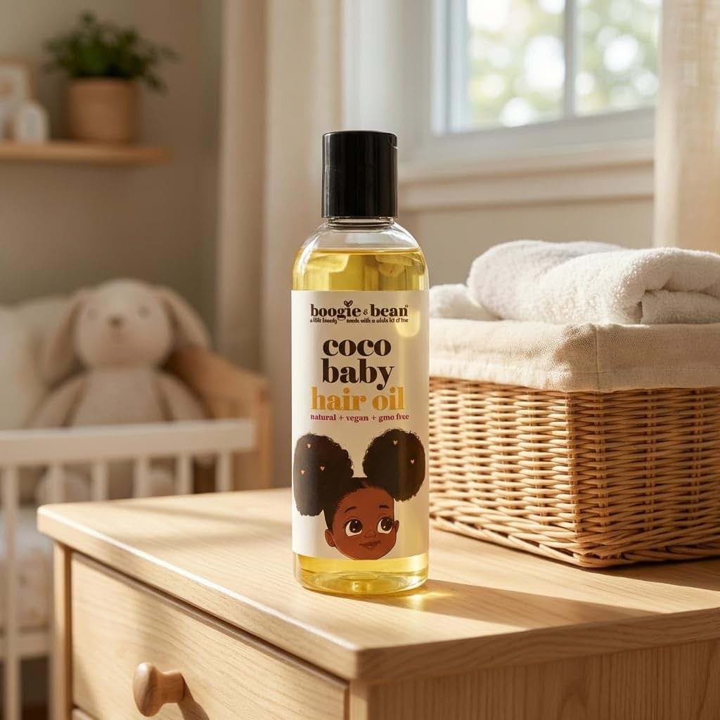 Boogie and Bean Coco Baby Hair Oil for Curly and Textured Hair