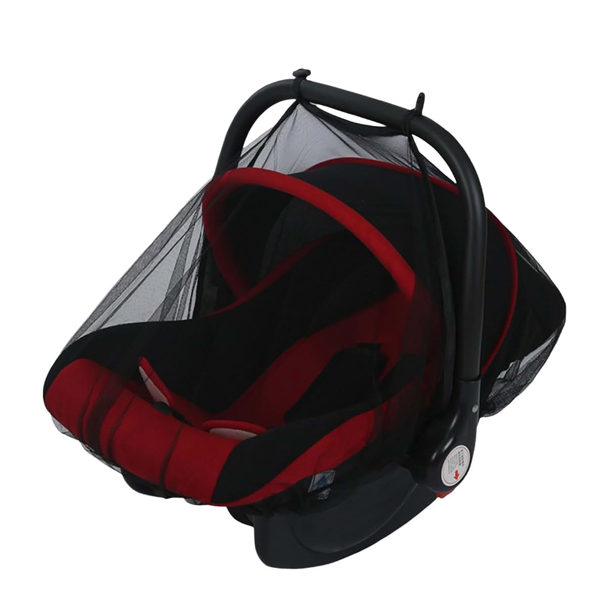 Mesh Netting Carseat Cover with Elastic Closures