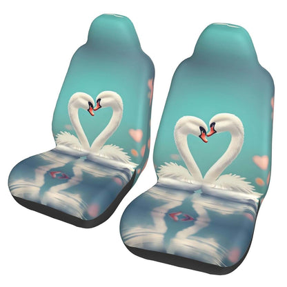 WZYCWB Car Seat Protectors, 2 Pack Polyester Covers with Foam Padding, Black