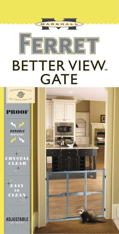 Marshall Pet Products Better View Gate – 24" Tall Adjustable Pet Barrier (photo 2)