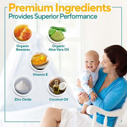 Marie Originals Premium Diaper Rash Ointment with Zinc Oxide, 8 oz