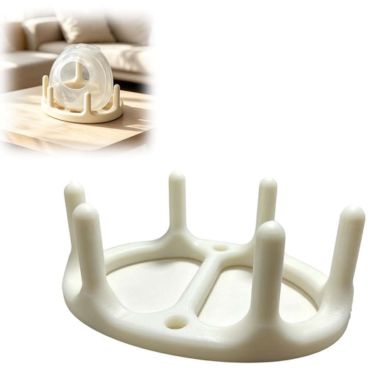 Xenvrqw Milk Collector Stand Compatible with Haakaa Ladybug Storage Dock Holder (Creamy White)