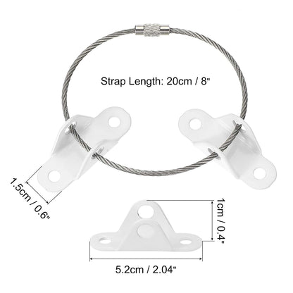Meccanixity Furniture Anchors - Stainless Steel Wall Securing Straps
