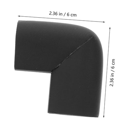 Veemoon U-Shaped Foam Corner Protectors for Furniture, 12 Pack, Black