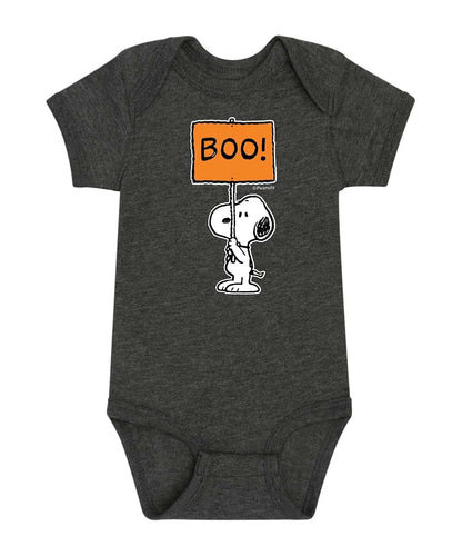 HYBRID APPAREL - Peanuts - Snoopy Boo Sign - Infant Baby One Piece