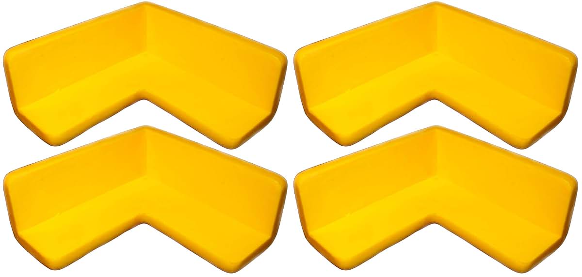 BOINGSAFETY.COM Boing Safety 2D Jumbo Corner Guards (4 Pack) - Yellow