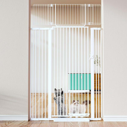 BabyOneStop Comomy 71-Inch Extra Tall Pressure Mounted Pet Gate