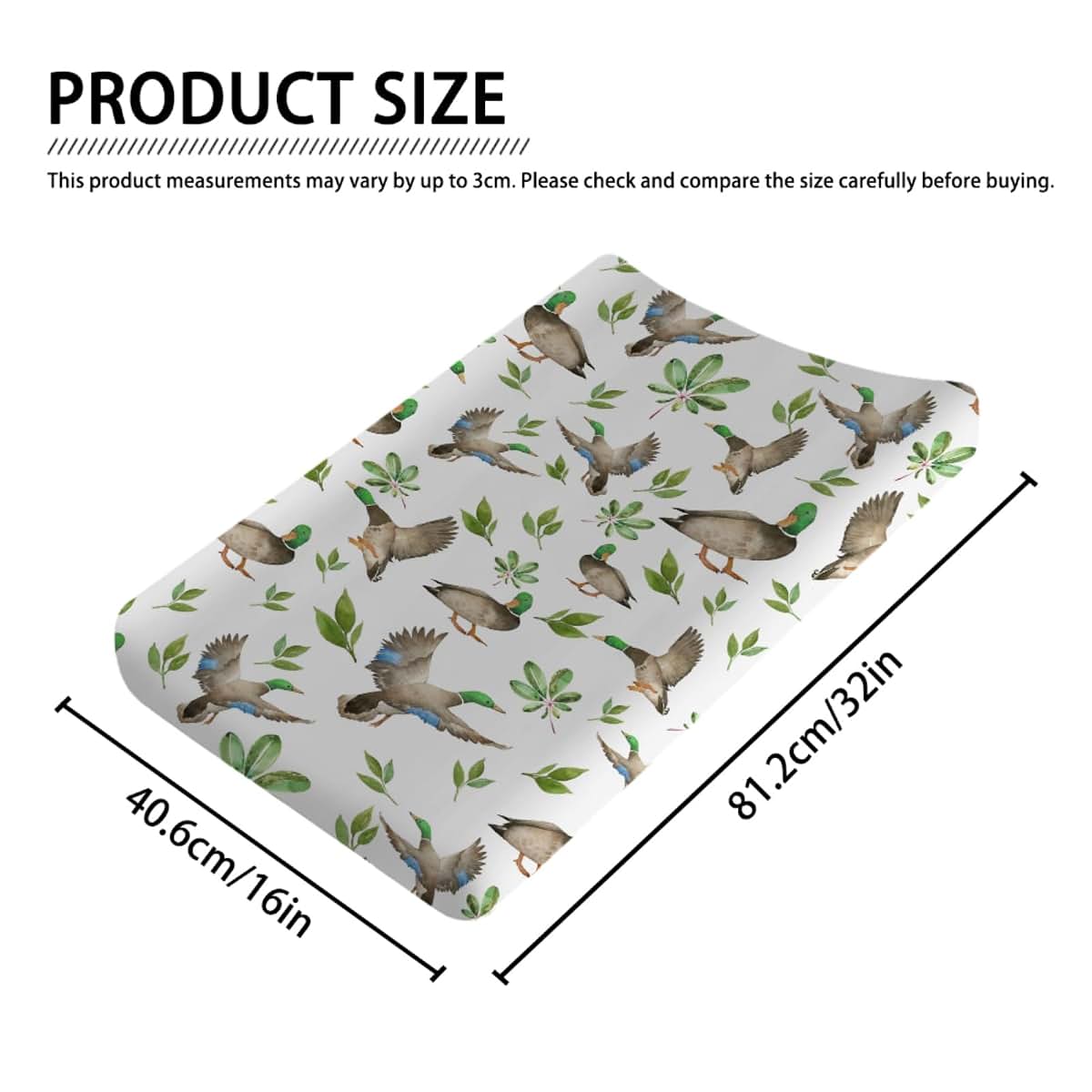 Kastlee Mallard Ducks Changing Pad Cover