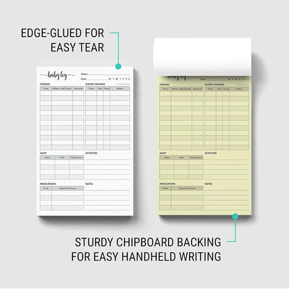 321Done Baby Daily Log Book With Carbon Copies, 50 Sets (photo 4)