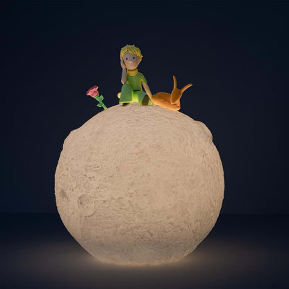 BabyOneStop The Little Prince 3D Moon Lamp For Kids Room